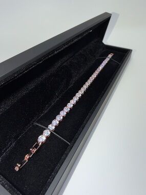 Rose Gold Tennis Bracelet - 5mm